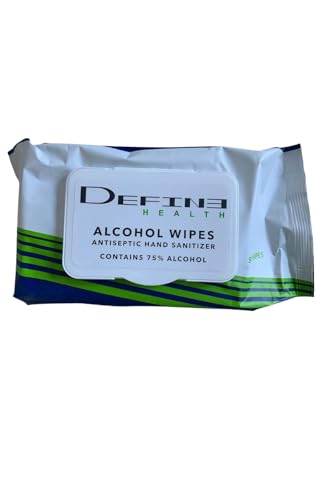 Toallitas Antisépticas para Manos Define Health con 75% de Alcohol, 150 Piezas (3 Paquetes de 50 Toallitas) - imagen 2