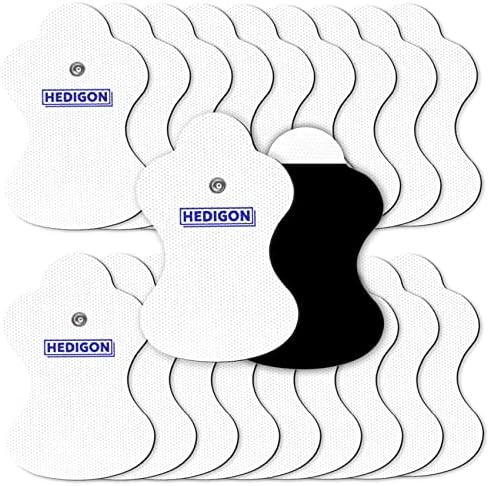 Pads Reemplazo Reutilizables HEDIGON (20PCS) Compatibles con Unidad TENS Omron - 10 Pares Duraderos - imagen 1