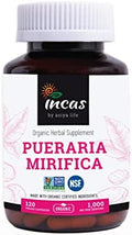 Cápsulas Veganas de Extracto de Raíz de Pueraria Mirifica Orgánica 1,000mg - Promueve la Salud Femenina - No GMO - De Tailandia - imagen 1