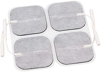 Electrodos Reutilizables BodyMed TENS/EMS de 2 x 2 Pulgadas – Paquete de 10 con 4 Electrodos Autoadhesivos para Estimulación Muscular y Alivio del - imagen 4