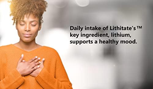 Lithitate Aspartato de Litio 10mg | Apoya la Función Cognitiva y la Salud Cerebral | Certificado NSF | Promueve Claridad Mental, Buen Humor y - imagen 5