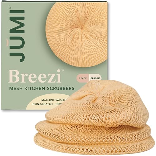 Esponjas de Cocina Reutilizables - Paquete de 3 Trapos de Malla Breezi, No Rayan, Multiusos, Secado Rápido, Sin Olores, Alternativa a Esponjas de - imagen 1