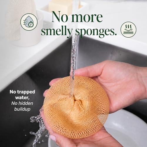 Esponjas de Cocina Reutilizables - Paquete de 3 Trapos de Malla Breezi, No Rayan, Multiusos, Secado Rápido, Sin Olores, Alternativa a Esponjas de - imagen 4