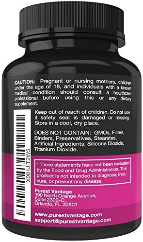 Cápsulas Purest Vantage de D-Mannose 600mg - Con Extracto de Arándano y Diente de León para Apoyo a la Vejiga y Tracto Urinario - 120 Veggie Caps - imagen 3