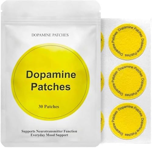 Parches de Dopamina Extra Fuerte: Soporte para el Bienestar, 30 Parches - Fórmula a Base de Plantas - imagen 1