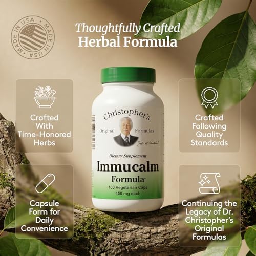 Suplemento Inmunológico Immucalm de Christopher's Original Formulas - Refuerzos Inmunitarios para Adultos - imagen 5