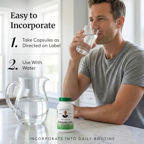 Suplemento Inmunológico Immucalm de Christopher's Original Formulas - Refuerzos Inmunitarios para Adultos - imagen 6