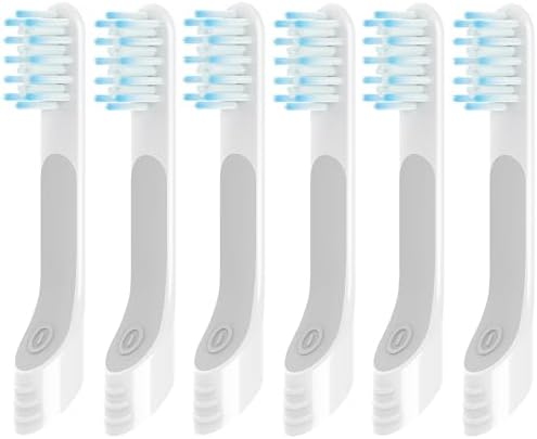 Cabezas de Repuesto para Cepillo de Dientes Eléctrico Quip para Niños, Cerdas Suaves, Paquete de 6, Color Blanco - imagen 1