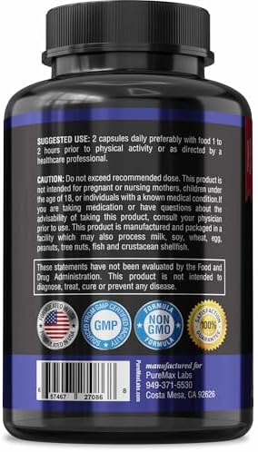 YUMMYVITE Horny Goat Weed Extra Fuerte - 120 Cápsulas con Maca, L-Arginina y Ginseng - Aumenta Deseo, Rendimiento y Energía, Fórmula No GMO - imagen 5