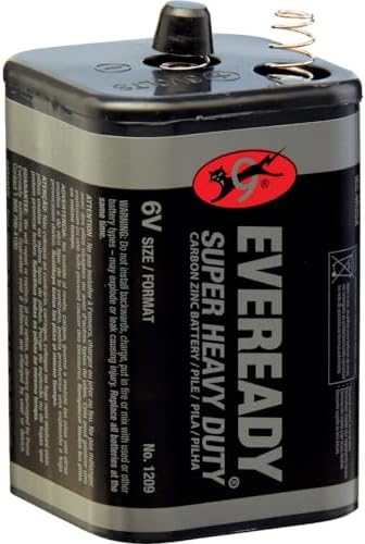 Batería de linterna Eveready 1209 de 6 Voltios Super Heavy Duty, cada una - imagen 1