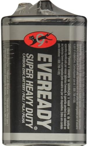 Batería de linterna Eveready 1209 de 6 Voltios Super Heavy Duty, cada una - imagen 2