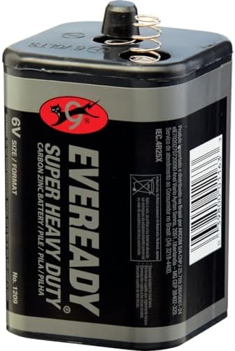 Batería de linterna Eveready 1209 de 6 Voltios Super Heavy Duty, cada una - imagen 4
