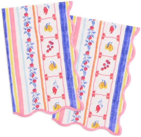 Servilletas Italianas Capri xo, Fetti - 25 Servilletas de Papel | Fiesta de Verano, Floral, Despedida de Soltera, Amalfi, Limón, Compromiso, Rayas - imagen 1