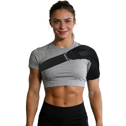 Faja para Hombro HSIWHV para Mujeres, Soporte para Manguito Rotador, Ajustable y Discreta, Compatible con Paquetes de Hielo, Izquierda y Derecha - imagen 1