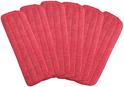 Paquete de 6 Almohadillas de Repuesto de Microfibra para Mopas Húmedas/Secas, Compatibles con Todas las Mopas Pulverizadoras - imagen 1