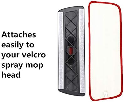 Paquete de 6 Almohadillas de Repuesto de Microfibra para Mopas Húmedas/Secas, Compatibles con Todas las Mopas Pulverizadoras - imagen 4