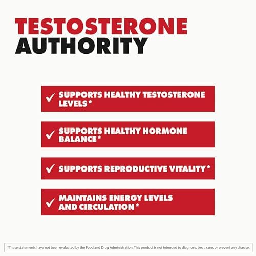 Suplemento Aumentador de Testosterona ONL Red Wolf para Hombres - Mejora Masculina y Fertilidad, Vitalidad, Crecimiento Muscular y Energía con - imagen 3