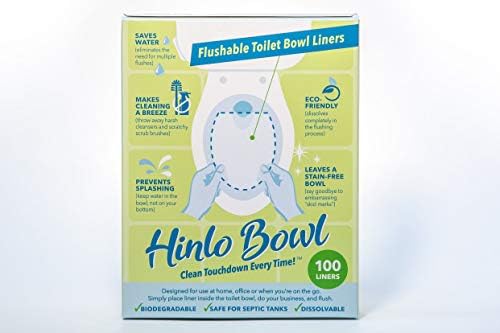 Forros Desechables para Inodoro Hinlo - Protectores Higiénicos para Baños, Forros para Inodoros Flushables, Seguros para Sépticos - 100 Piezas - imagen 3