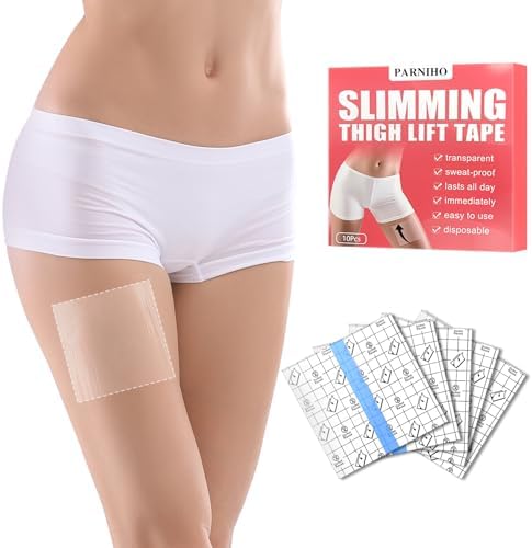 Cinta Elevadora Parniho para Muslos, Parche Adhesivo Transparente para Piel Floja, Cinta Corporal Impermeable y Resistente al Sudor para Mujeres - imagen 1