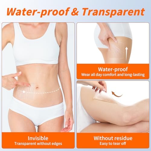 Cinta Elevadora Parniho para Muslos, Parche Adhesivo Transparente para Piel Floja, Cinta Corporal Impermeable y Resistente al Sudor para Mujeres - imagen 3