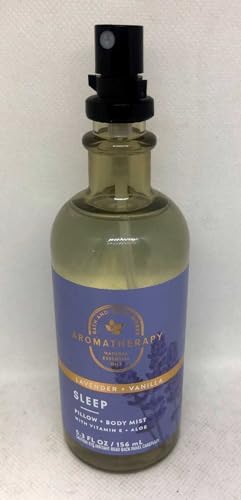 Pillow Mist Aromaterapia de Bath and Body Works con Aceites Esenciales Naturales (Sueño, Lavanda + Vainilla) - imagen 1