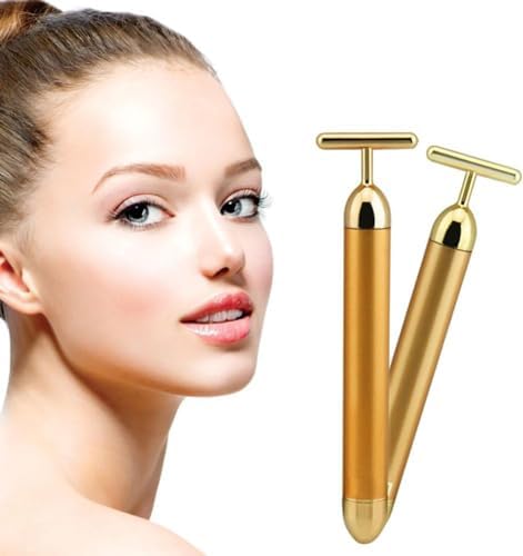Masajeador Facial Energizante Angel Kiss Beauty Bar - Herramienta de Cuidado de Piel Eléctrica T-Shape de 24k - Regalos para Ella, Mamá en Cumpleaños - imagen 2