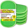 Esponjas de Microfibra Tub-N-Tile de Tuff-Scrub, Paquete Grande de 6, Multi-Superficie, No Rayan, Doble Cara, Lavables a Máquina, Duraderas - imagen 1