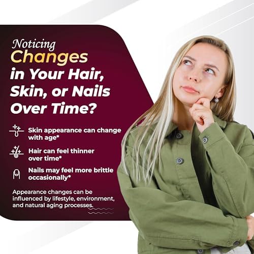 Cápsulas Orgánicas de Colágeno GriMed con Ácido Hialurónico, Biotina, Queratina y Resveratrol, Suplemento para Cabello, Piel y Uñas, 150 Contenidos - imagen 2