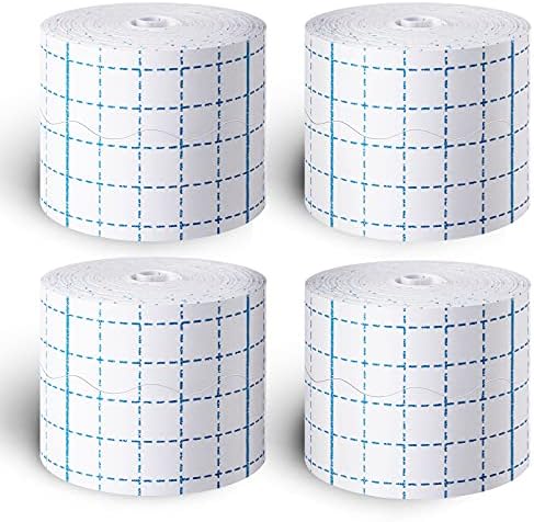 Cinta Adhesiva Cohesiva Nuanchu - 4 Rollos de Venda No Tejida, Transpirable y Protectora, Ideal para Vendajes y Fijación - imagen 1