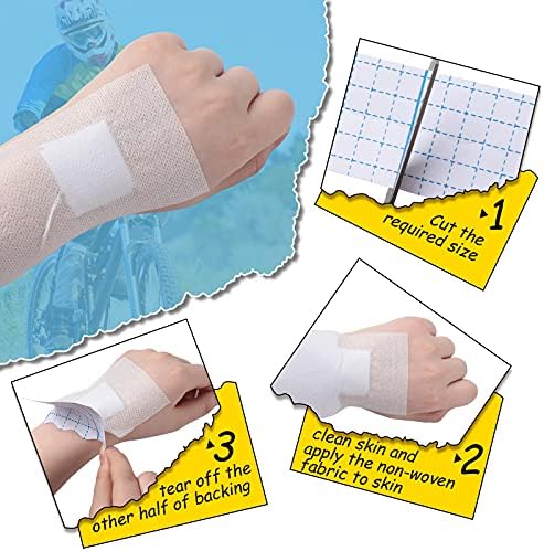 Cinta Adhesiva Cohesiva Nuanchu - 4 Rollos de Venda No Tejida, Transpirable y Protectora, Ideal para Vendajes y Fijación - imagen 3