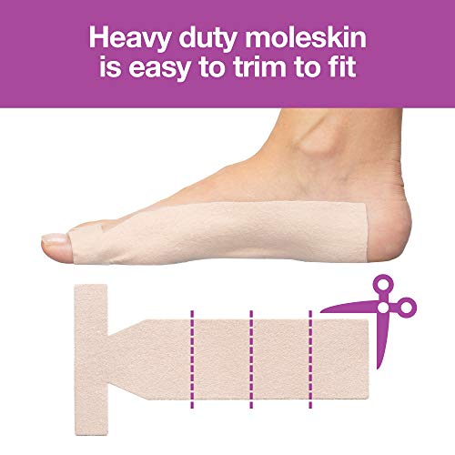 ZenToes Tiras T para Dedo en Turf - Paquete de 10 Soportes de Moleskin para Lesiones de Dedo Grande - Enderezadores Adhesivos para Dedos - imagen 5