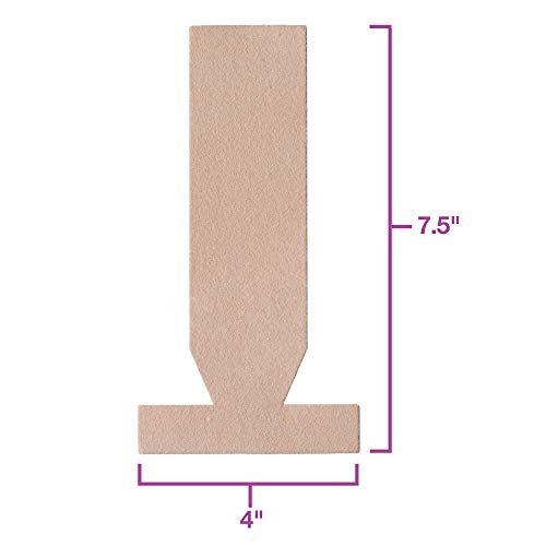 ZenToes Tiras T para Dedo en Turf - Paquete de 10 Soportes de Moleskin para Lesiones de Dedo Grande - Enderezadores Adhesivos para Dedos - imagen 6