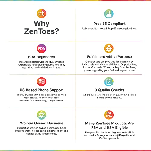 ZenToes Tiras T para Dedo en Turf - Paquete de 10 Soportes de Moleskin para Lesiones de Dedo Grande - Enderezadores Adhesivos para Dedos - imagen 7