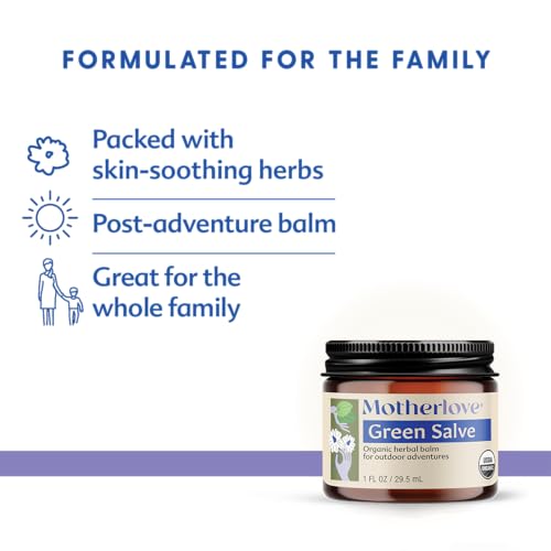 Ungüento Motherlove Green Salve (1 oz) Orgánico para Aventura Familiar al Aire Libre - Alivia la Piel - imagen 2