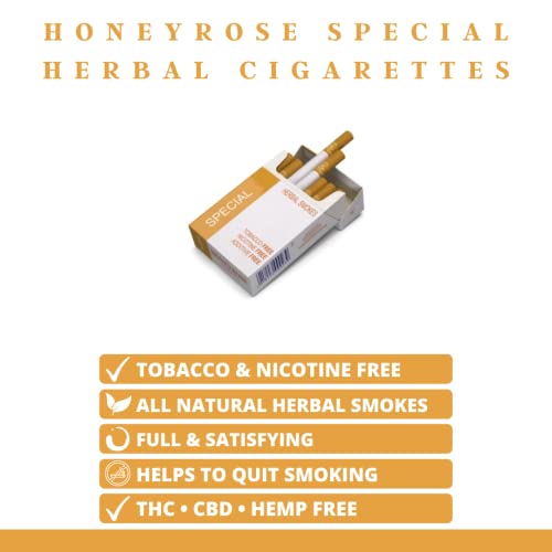 Cigarrillos Herbales Honeyrose Special - Sin Tabaco ni Nicotina, 100% Naturales, Hechos en Inglaterra - imagen 2