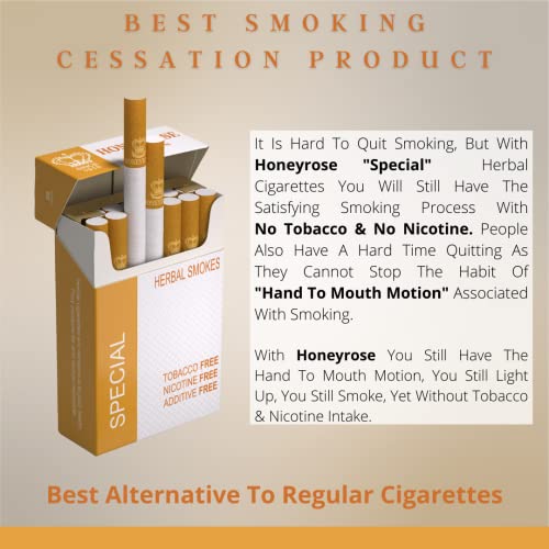 Cigarrillos Herbales Honeyrose Special - Sin Tabaco ni Nicotina, 100% Naturales, Hechos en Inglaterra - imagen 4