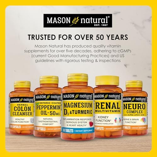 MASON NATURAL Multivitamínico Renal con ALA, Biotina y Vitaminas B para Soporte Diario, 100 Tabletas - imagen 7