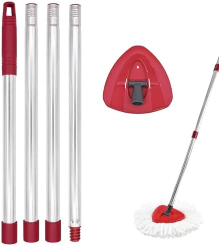 Mango de Repuesto para Mop Ocedar, Mango de 4 Secciones y Base para Mop O Cedar, Varilla Ajustable de 30 a 58 para Mop Cedar - imagen 1