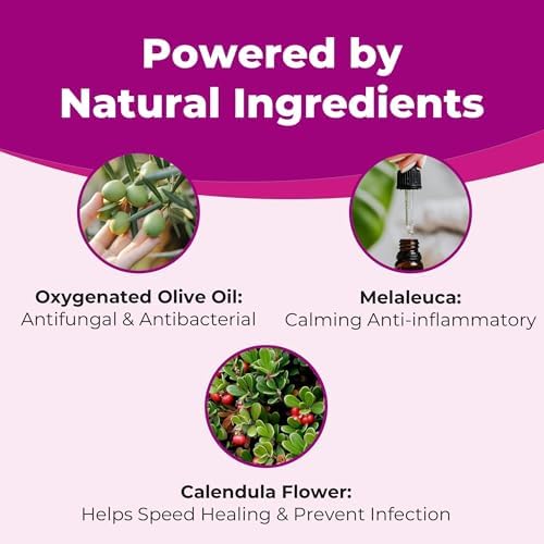 FemiClear Ungüento para Hongos e Irritación, Dosis de 2 Días, Ingredientes Naturales y Orgánicos, Alivio para Síntomas Moderados a Intensos - imagen 5