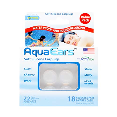 Tapones para los oídos Aqua Ears® suaves moldeables, 18 pares - imagen 2