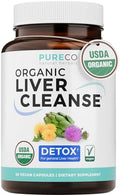 Leche de Cardo Mariano Orgánica USDA y Raíz de Diente de León - Fórmula Detox para el Hígado con Extracto de Alcachofa - Vegana, No OGM y Verificada - imagen 1