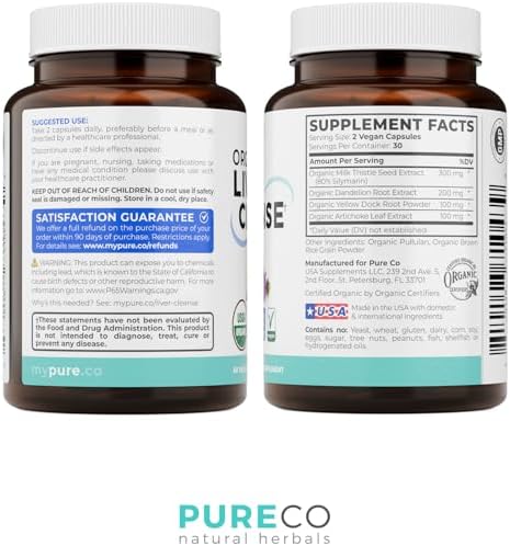 Leche de Cardo Mariano Orgánica USDA y Raíz de Diente de León - Fórmula Detox para el Hígado con Extracto de Alcachofa - Vegana, No OGM y Verificada - imagen 7