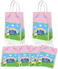 Decoraciones de Cumpleaños YOOUUQIAN 20PCS de Cerdito de Caricatura, Bolsas de Regalo Rosadas para Fiesta de Anime para Niños y Niñas - imagen 1