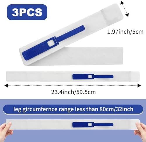 Paquete de 3 Fajas para Catéter Foley de 23 x 2, con Silicona Antideslizante, Diseño de Cierre de Doble Gancho para Mayor Sujeción y Comodidad Extra - imagen 2