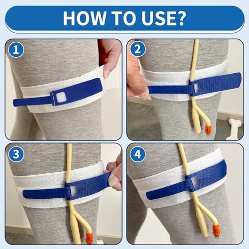 Paquete de 3 Fajas para Catéter Foley de 23 x 2, con Silicona Antideslizante, Diseño de Cierre de Doble Gancho para Mayor Sujeción y Comodidad Extra - imagen 5