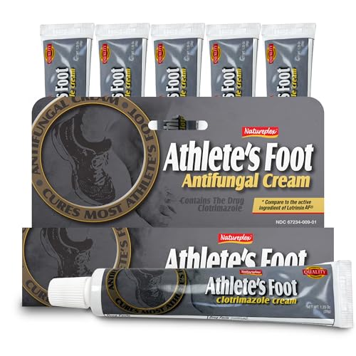 Crema Antifúngica Natureplex para Pie de Atleta, 1% Clotrimazol, 1.25 oz (Paquete de 6) – Tratamiento para Infecciones Fúngicas – Hecho en EE. UU. - imagen 6