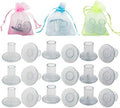 CBTONE 15 Pares de Protectores para Tacones Altos, Tapones Transparentes para Césped, Cubiertas para Reparación de Tacones - Ideal para Bodas y - imagen 1