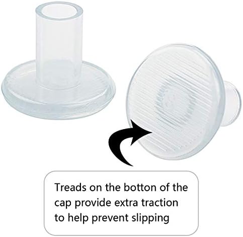 CBTONE 15 Pares de Protectores para Tacones Altos, Tapones Transparentes para Césped, Cubiertas para Reparación de Tacones - Ideal para Bodas y - imagen 4