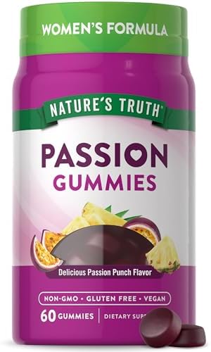Gomitas Nature's Truth Passion | Hierba de Cabra Apasionada con Maca para Mujeres | 60 Unidades | Sabor Passion Punch | Veganas, Sin OGM y Sin Gluten - imagen 1