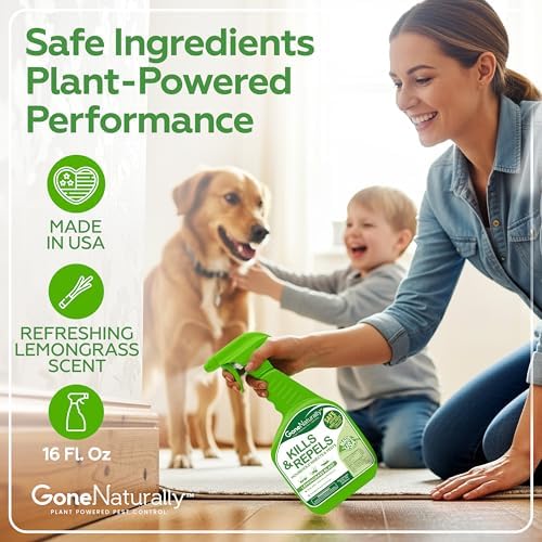 Spray de Aceite de Hierba Limón para Insectos – Repelente y Spray para el Hogar – Mata y Repele Hormigas, Cucarachas, Arañas, Moscas, Mosquitos y Más - imagen 2